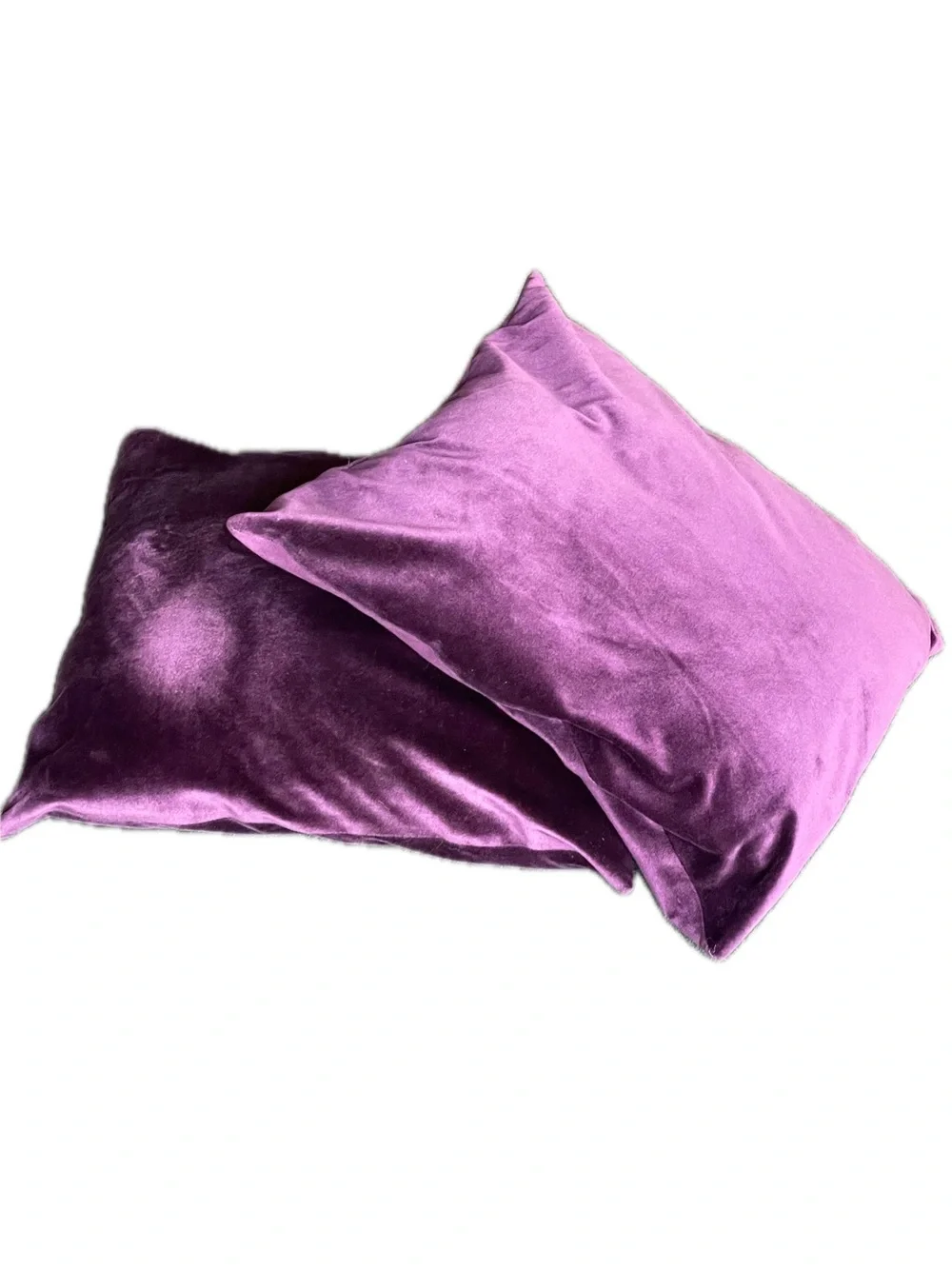 Plush Velvet Decorative Pillow - Purple